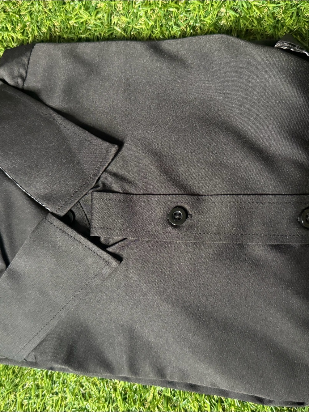 Black button up